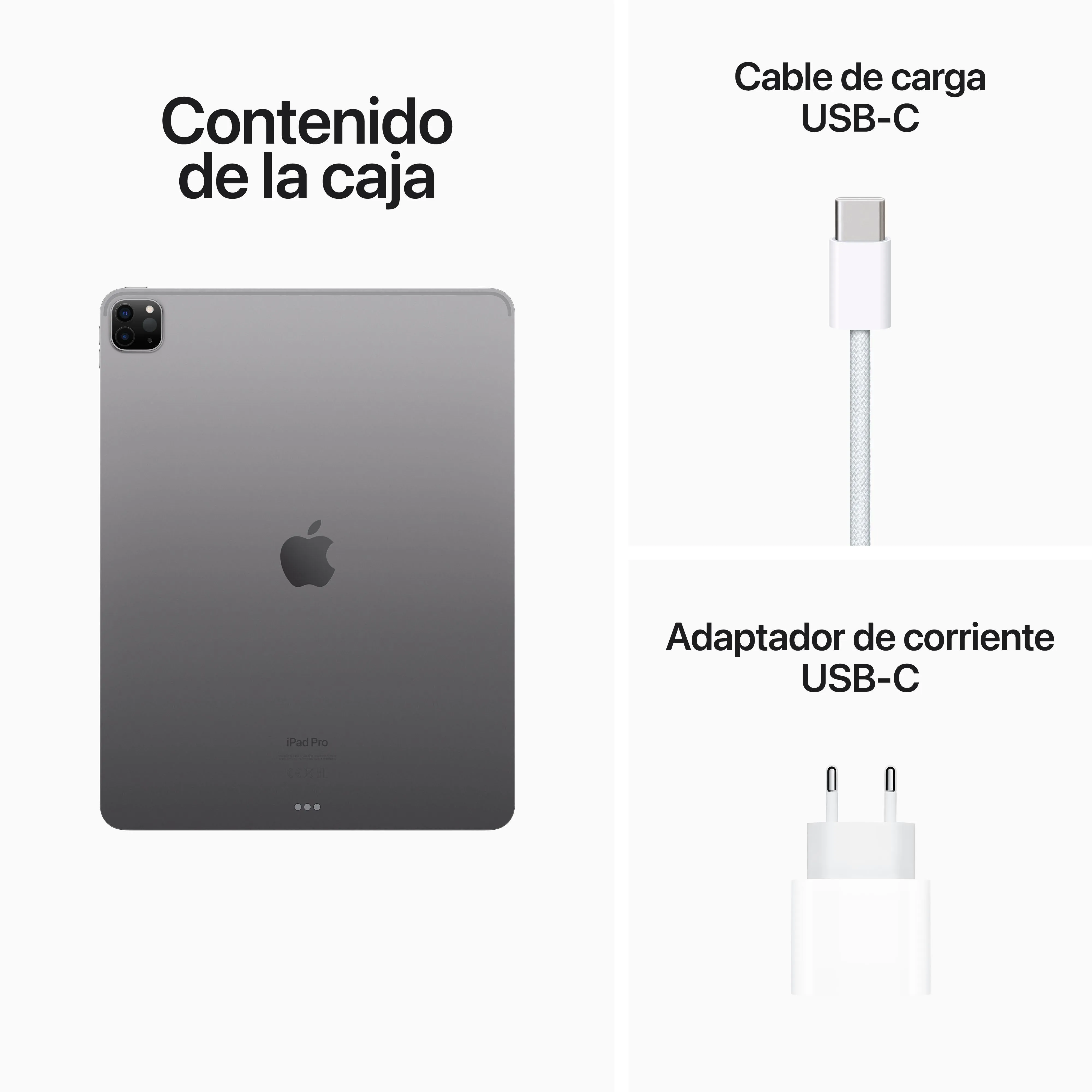 2022 iPad Pro de 12,9 pulgadas Wi-Fi 256 GB - Gris espacial (6.ª generación)