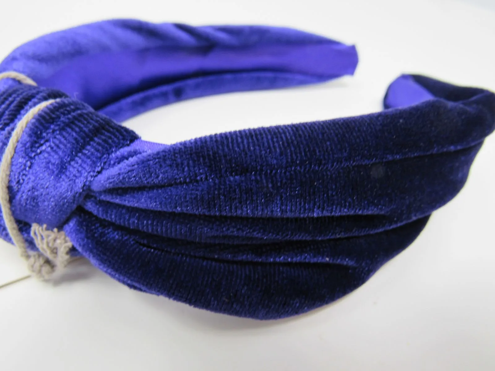 A New Day Headband Satin Purple Fabric Female One Size -- New