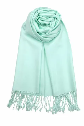 Achillea Mint Green Pashmina Scarf