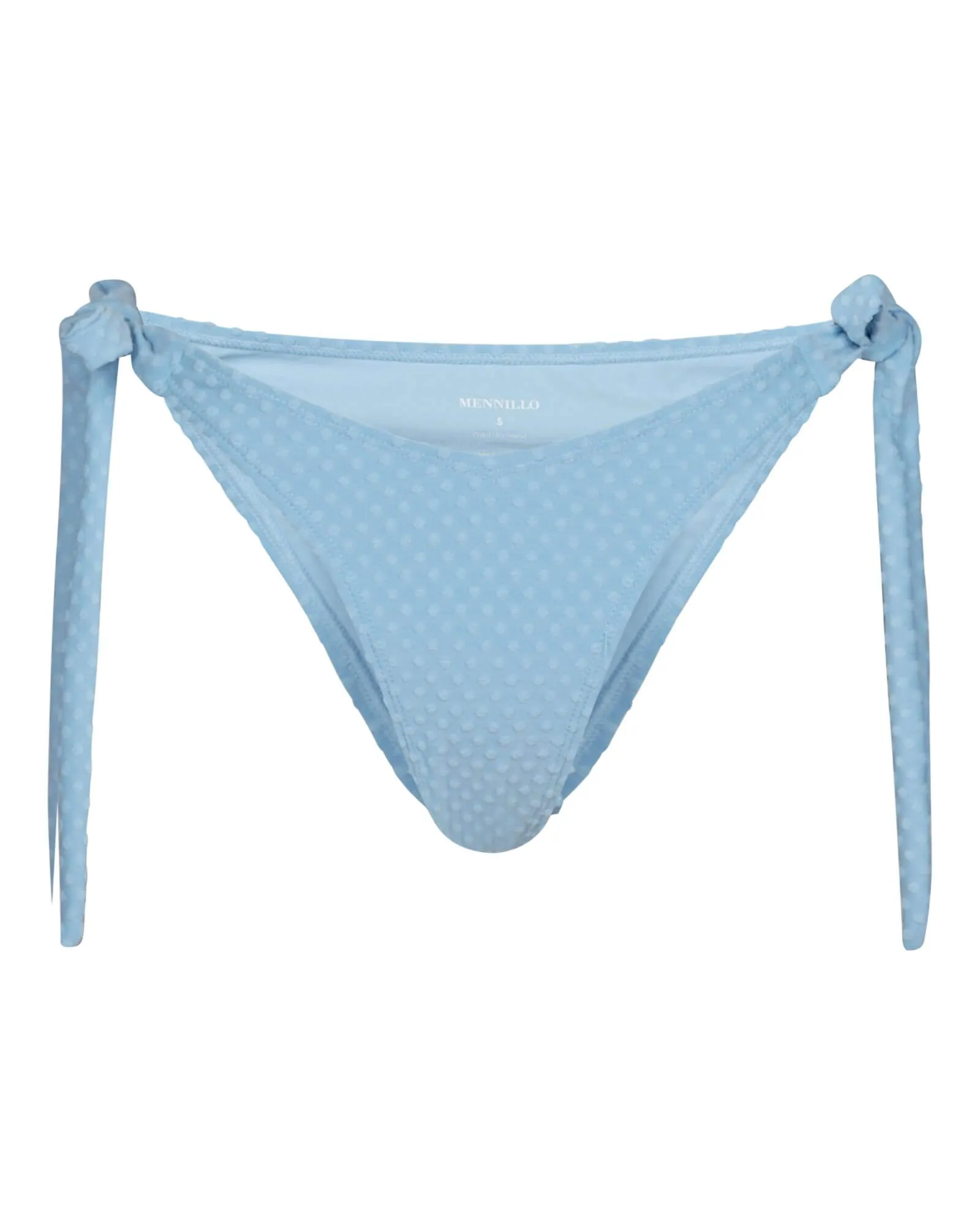 Addison bottom brazilian - Blue polka dot