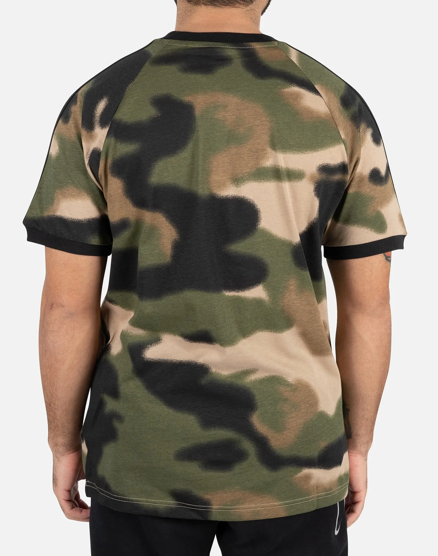 Adidas Camo 3-Stripes Tee