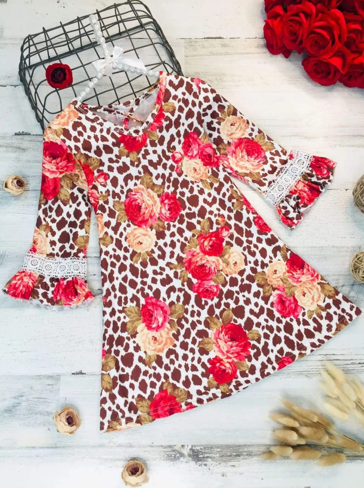 Animal Print Cuteness A-Line Dress