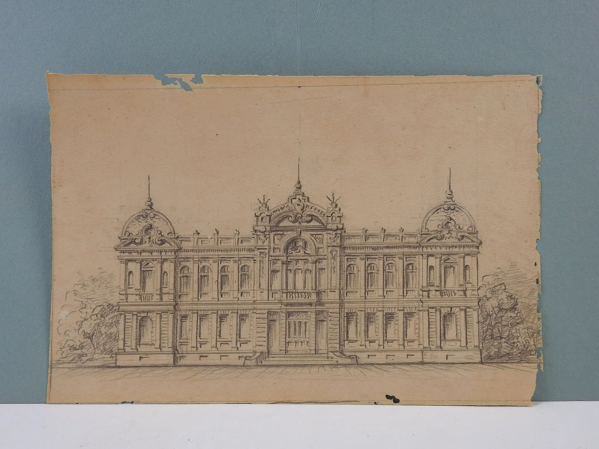 Architectural Drawing, Circa 1900