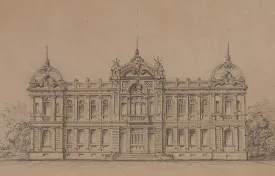 Architectural Drawing, Circa 1900