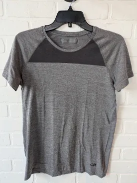 Athletic Top Short Sleeve By Clothes Mentor In Grey, Size: S