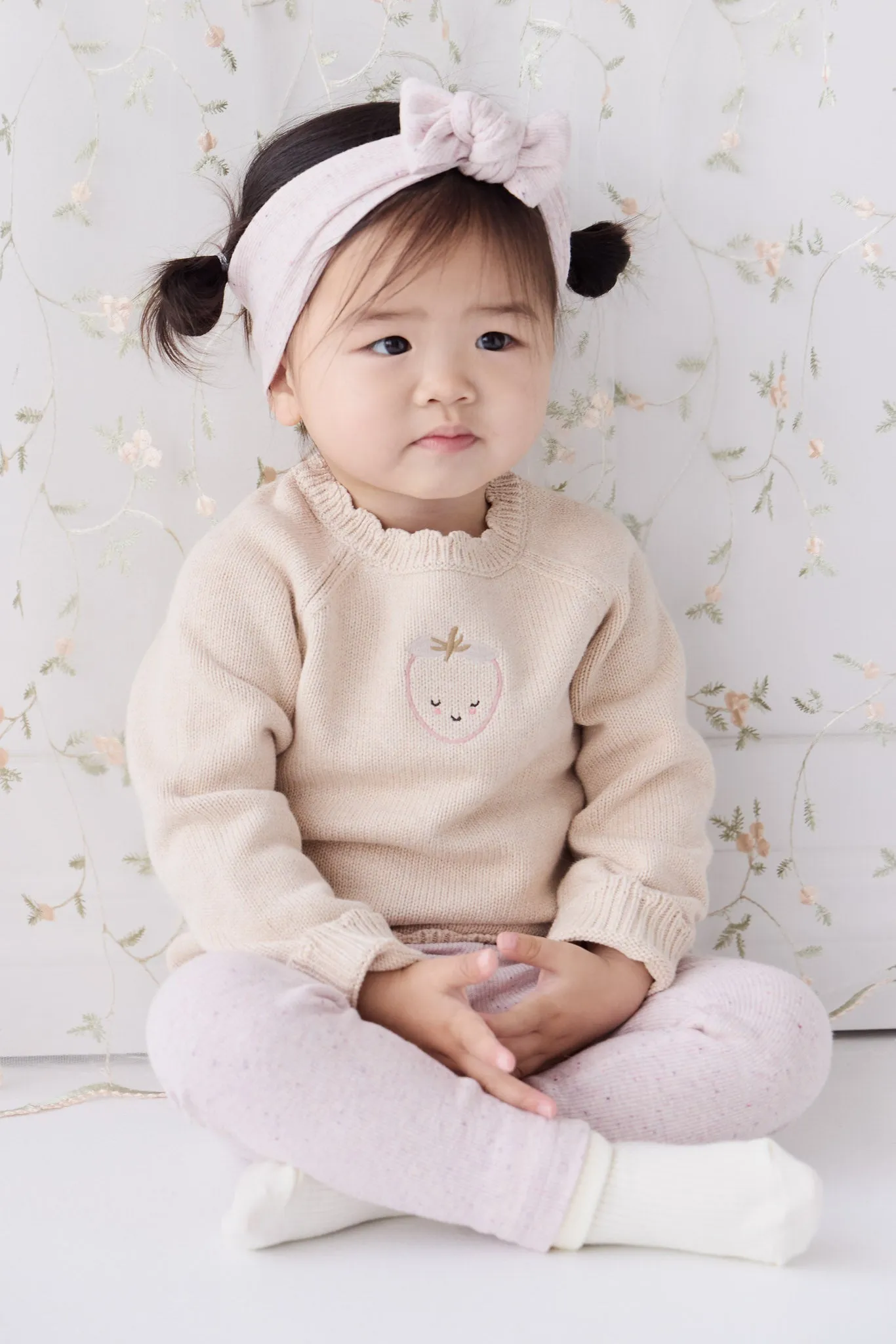 Audrey Knitted Jumper - Oatmeal Marle