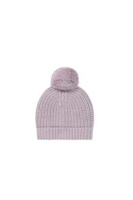 Aurelie Beanie - Muted Violet