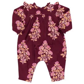 Baby Girls Kalani Jumper - Burgundy Bouquet Floral