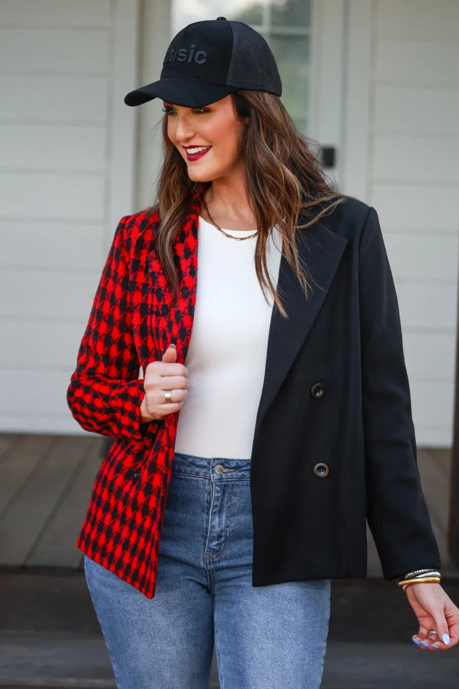 Bennett Buffalo Plaid Blazer