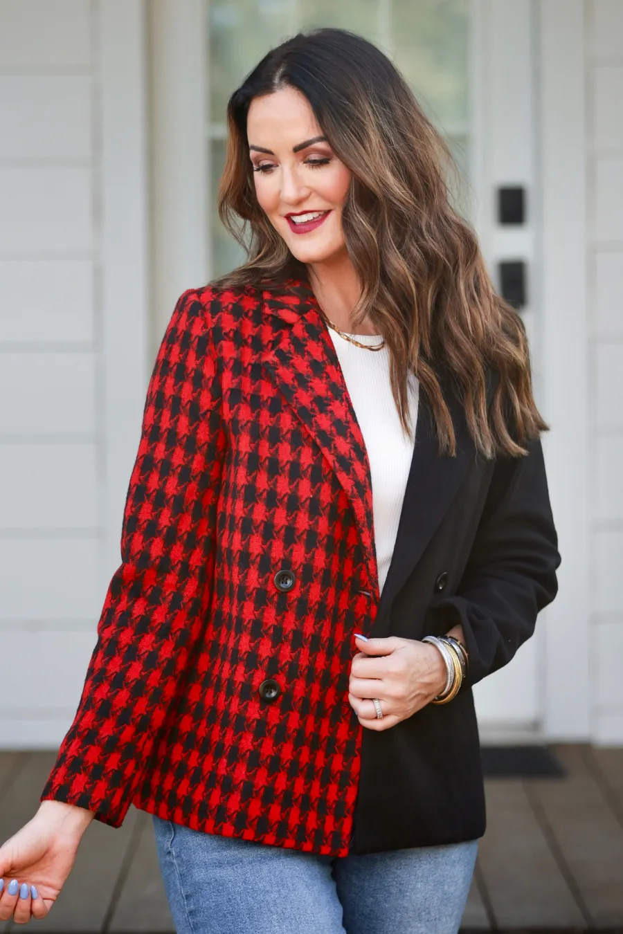 Bennett Buffalo Plaid Blazer