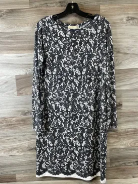 Black & White Dress Casual Midi Michael By Michael Kors, Size M