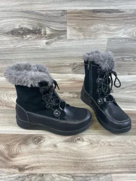 Boots Snow By Clothes Mentor In Black, Size: 8