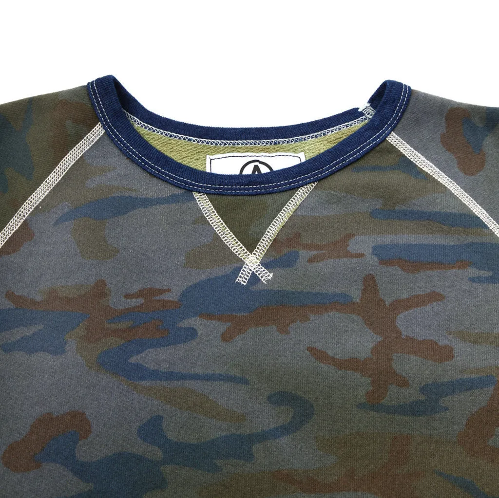 Camo Crew Neck Sweater