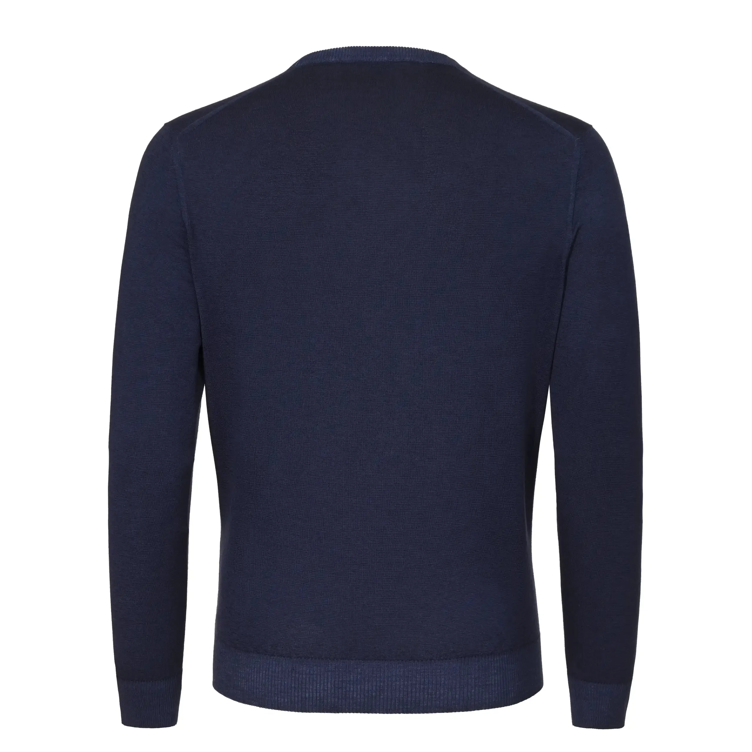 Cashmere-Silk Pullover in Ocean Blue