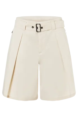 Celia Cream High-Waisted Golf Culottes