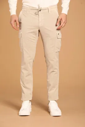 Chile Jogger pantalone cargo uomo in velluto 1500 righe extra slim fit