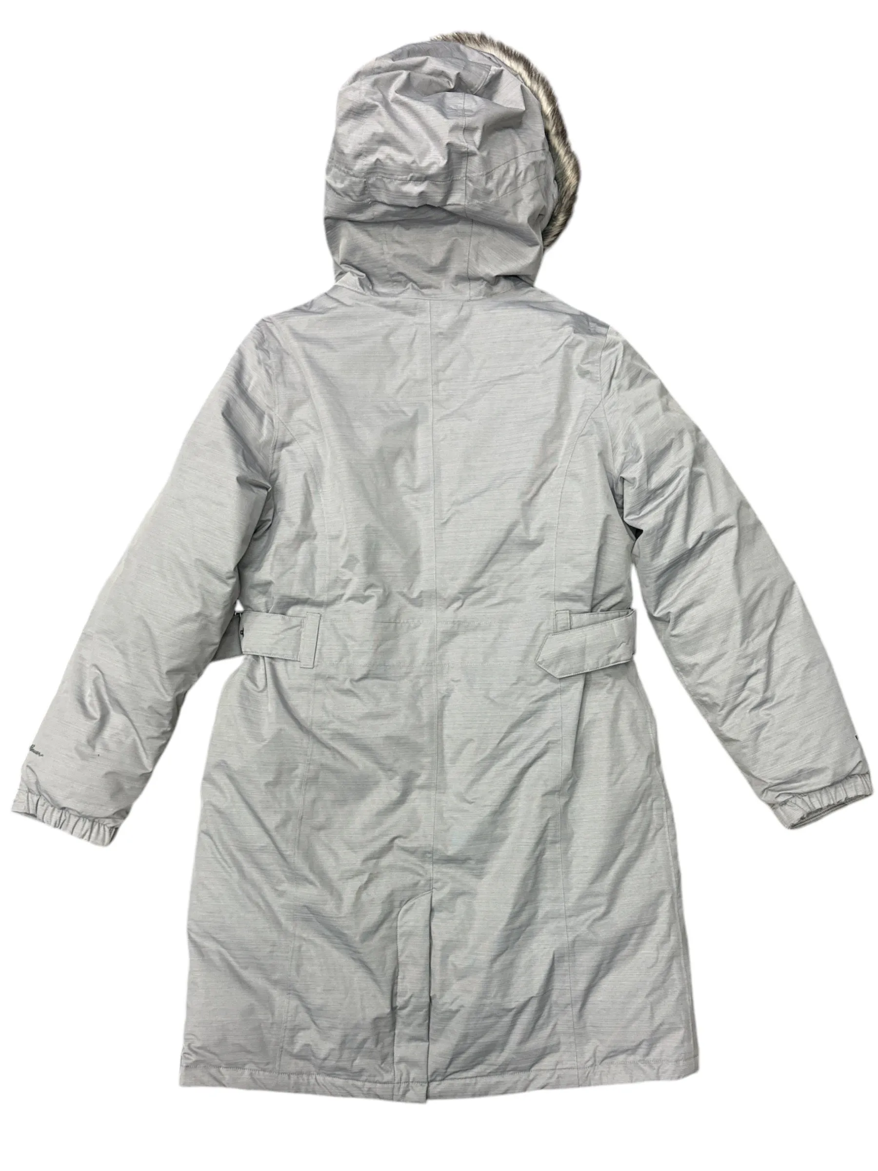 Coat Parka By Eddie Bauer In Grey, Size: Mp