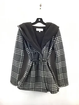 Coat Peacoat By Sebby In Black & White, Size: M