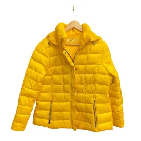 Coat Puffer & Quilted By Michael By Michael Kors In Yellow, Size: Xl