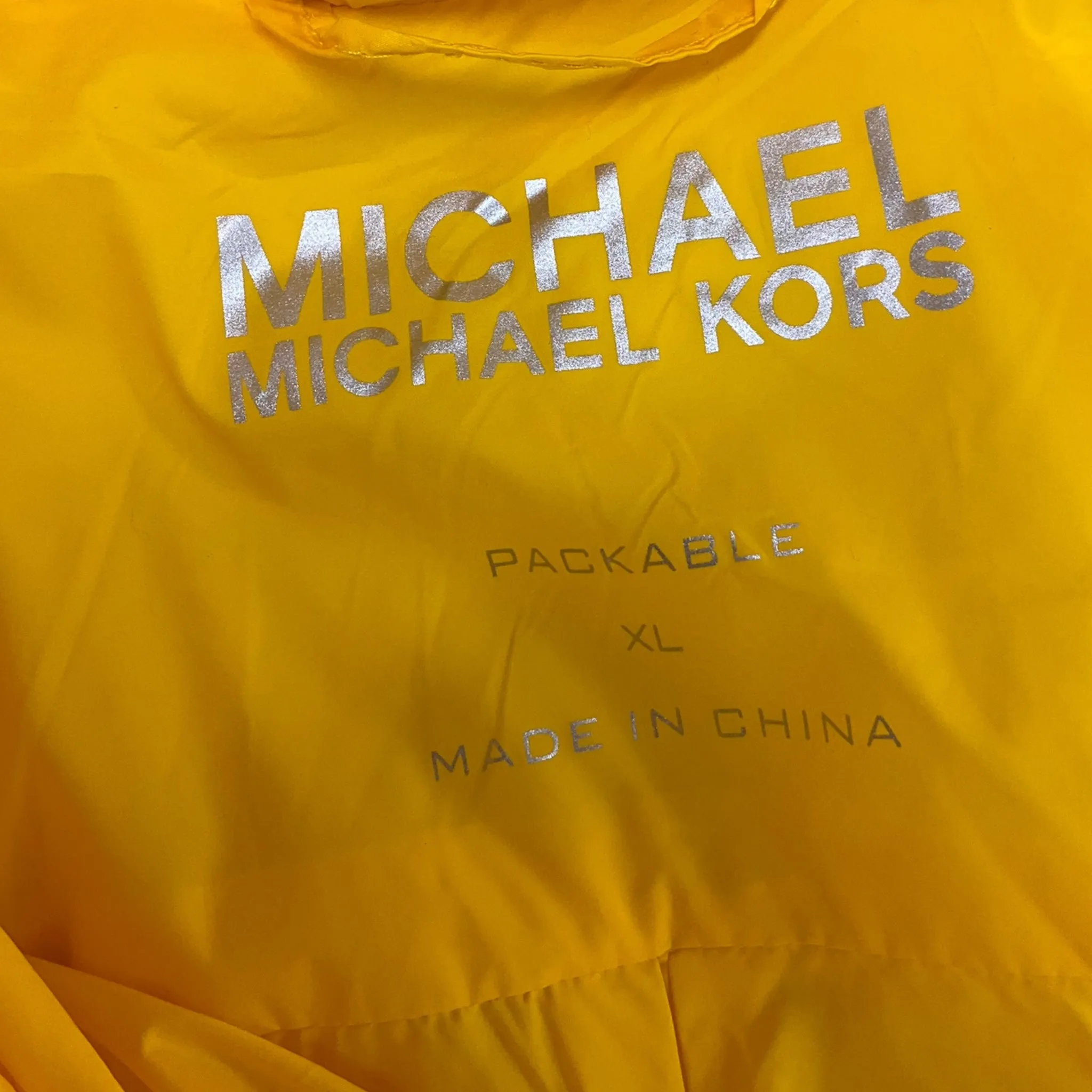 Coat Puffer & Quilted By Michael By Michael Kors In Yellow, Size: Xl