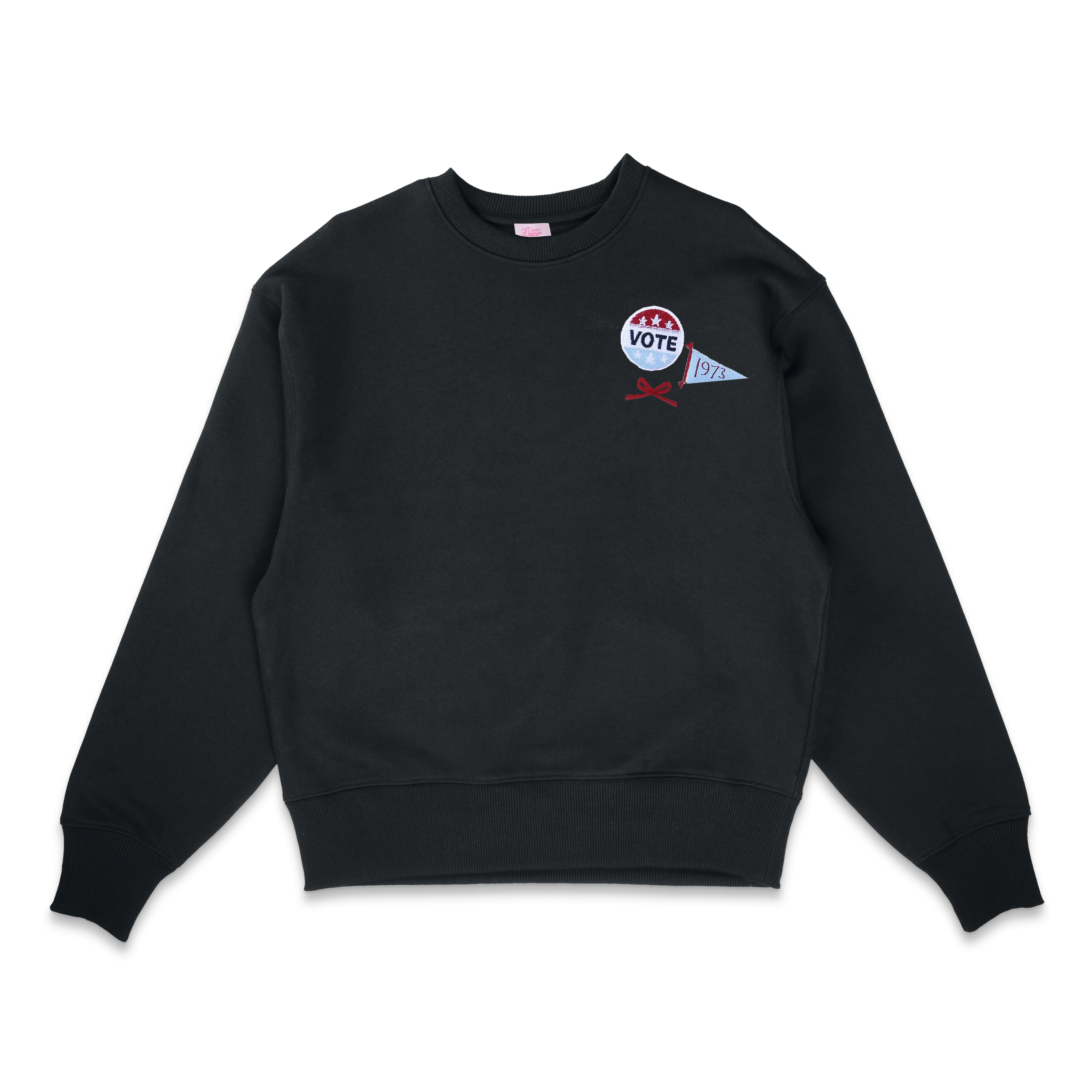 Embroidered Vote Pins Sweatshirt