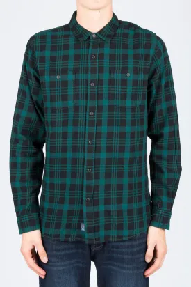 Guys Classic Plaid Long Sleeve Shirt