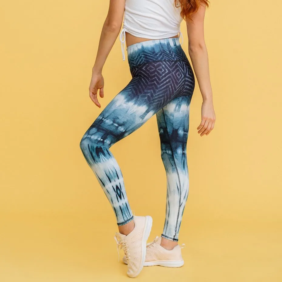 Kumo Shibori High Waisted Legging