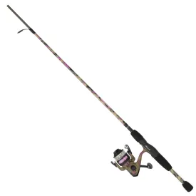 Lady Recurit Spinning Combo - 30 Reel Size, 1 Bearing, 6' 2pc Rod, 6-12 lb Line Rate, Medium Power