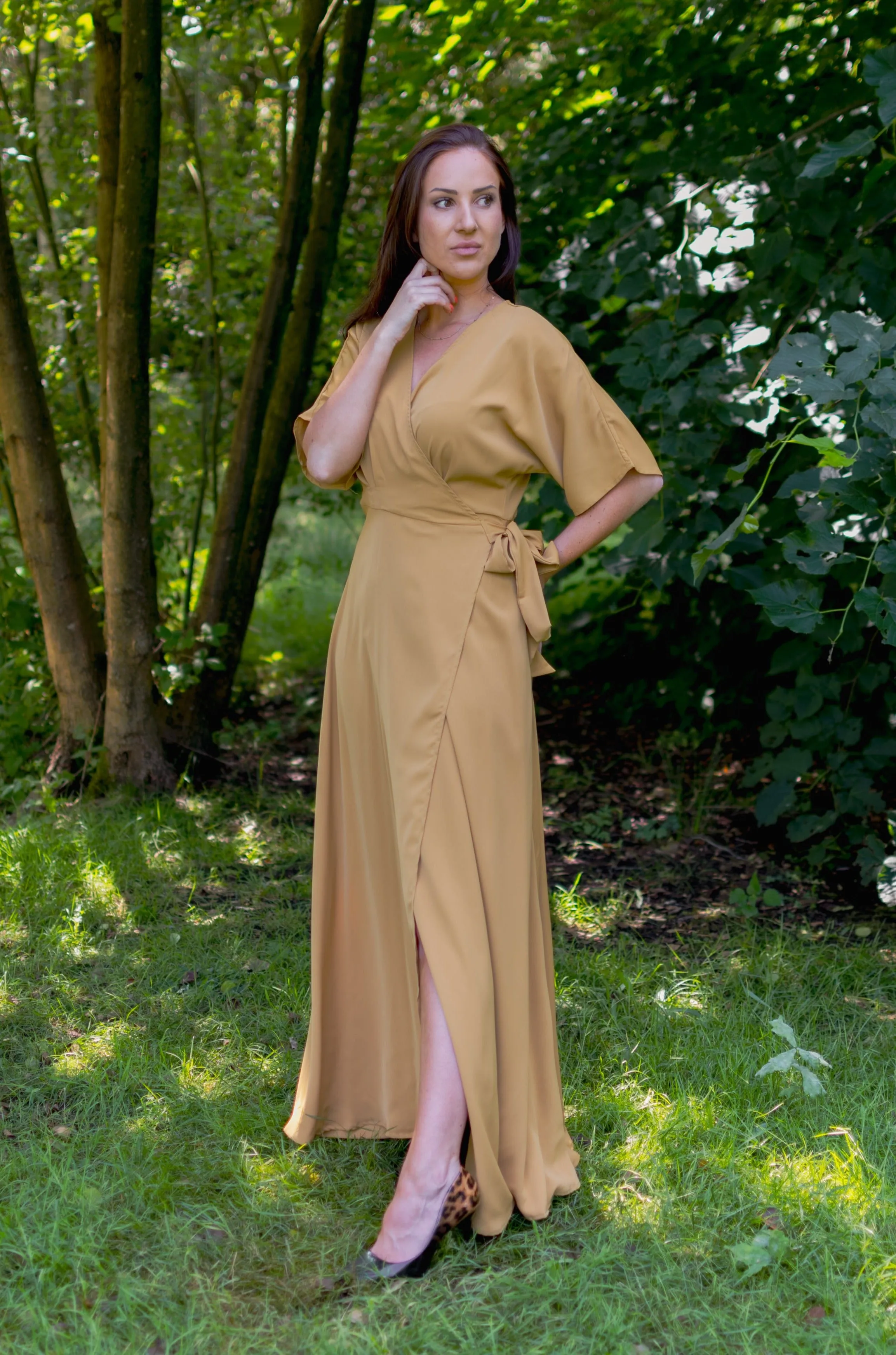 Ladylike Maxi Dress - Yellow Mustard