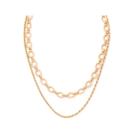 Loop and Rope Chain Necklace