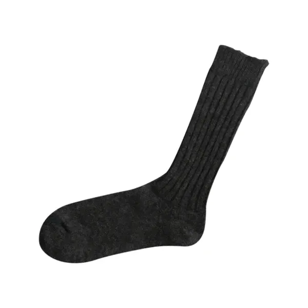 NISHIGUCHI KUTSUSHITA - Praha Wool Ribbed Sock