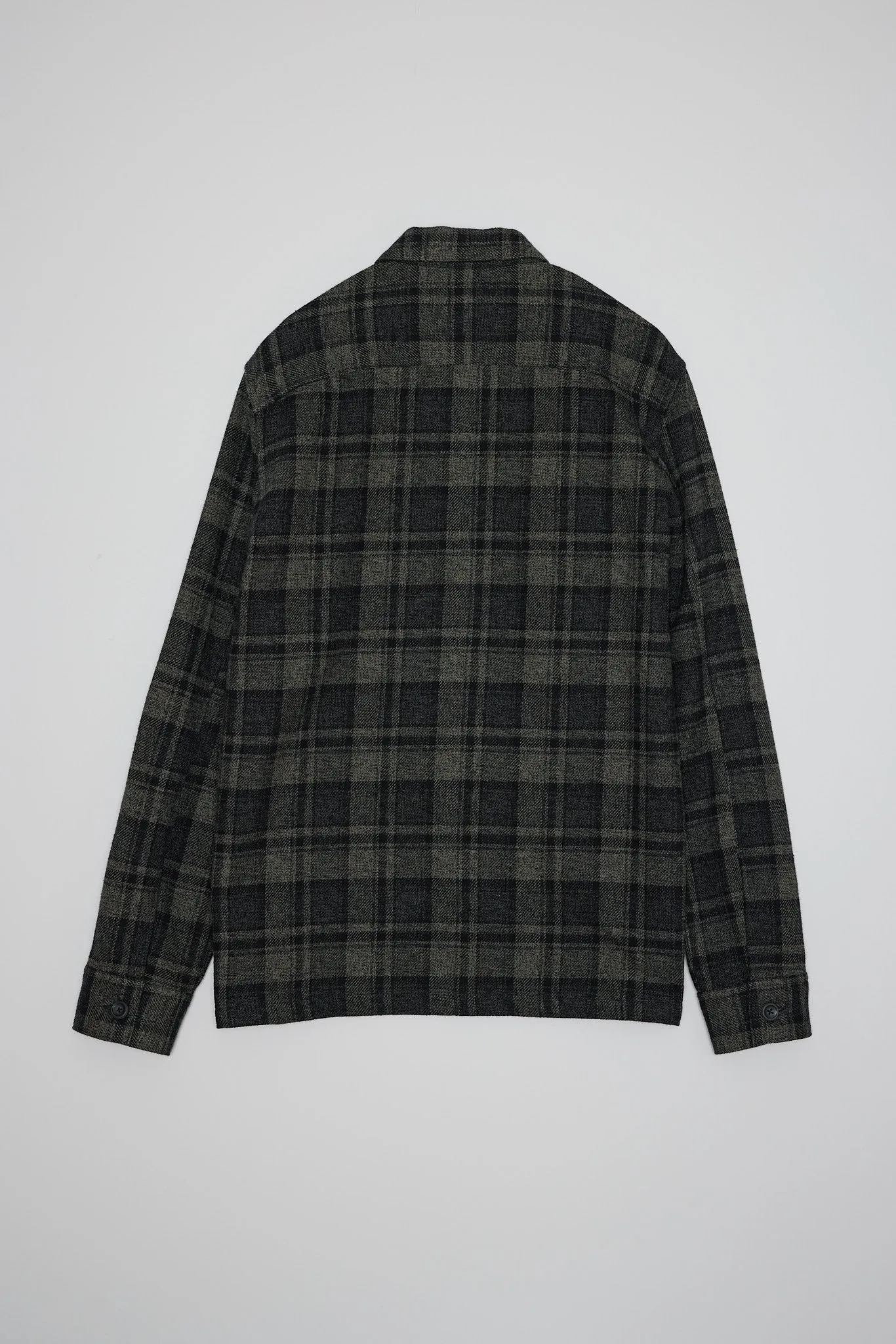 NS1199-23 Japanese Tweedy Plaid in Grey and Black