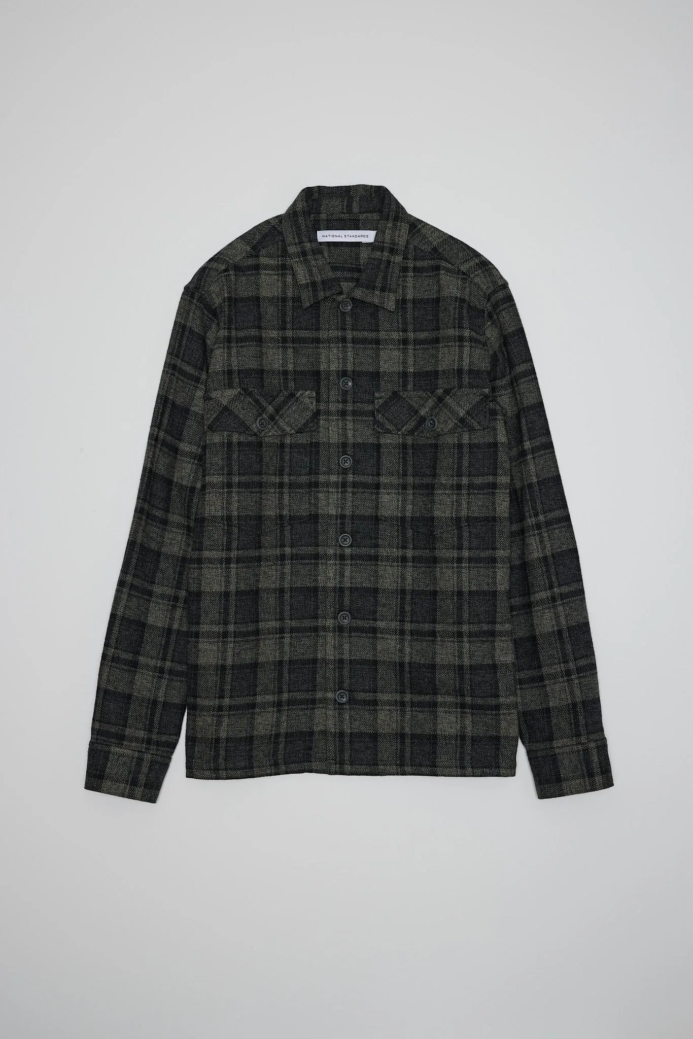 NS1199-23 Japanese Tweedy Plaid in Grey and Black