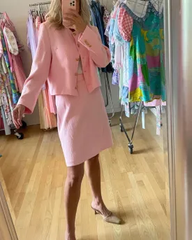 Pink Skirt Suit