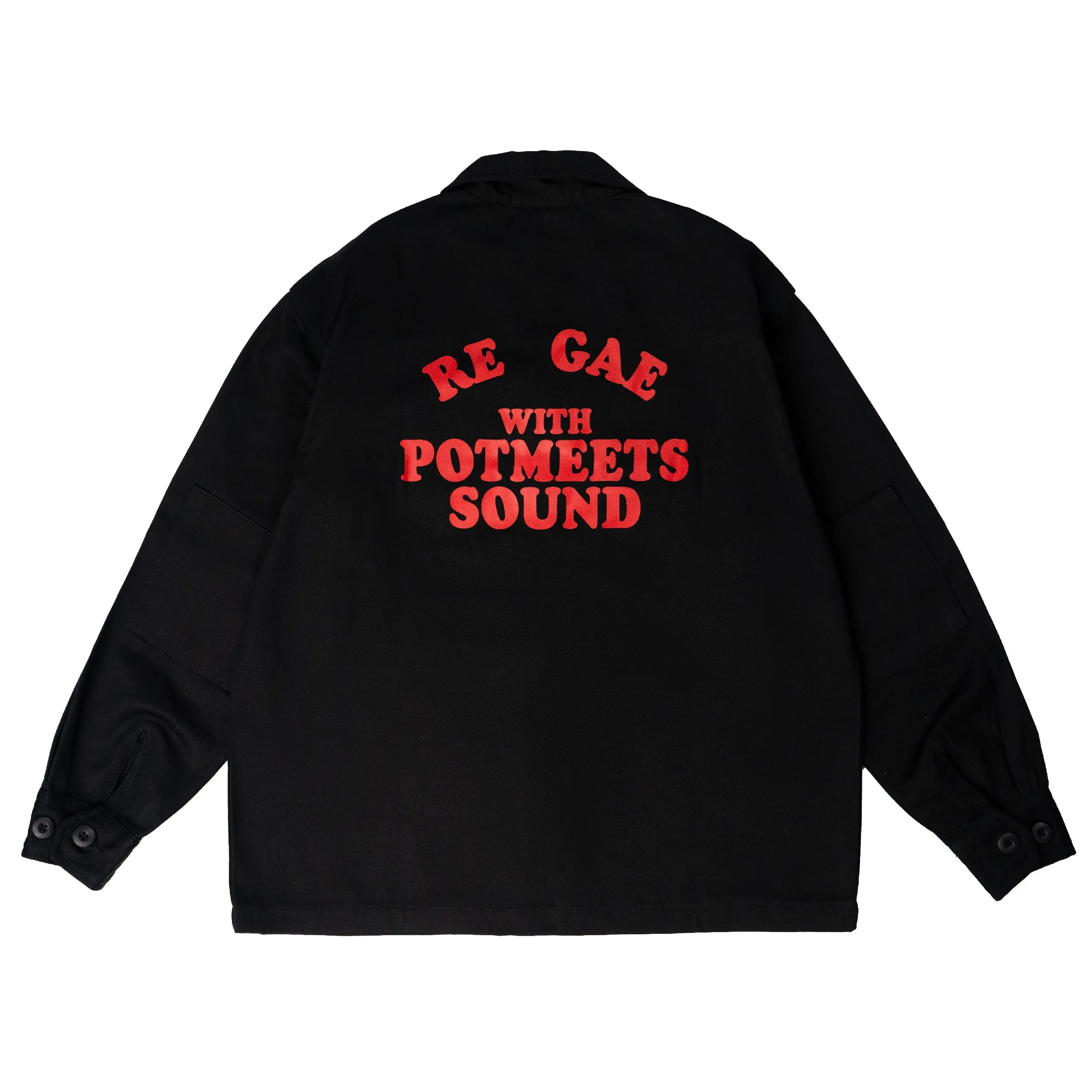 Pot Meets Sound M43 Overshirt - Black FW`23