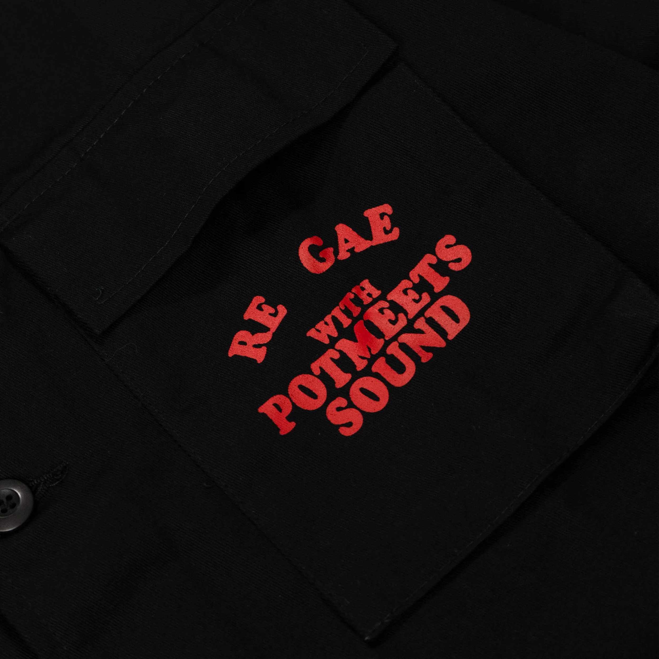 Pot Meets Sound M43 Overshirt - Black FW`23