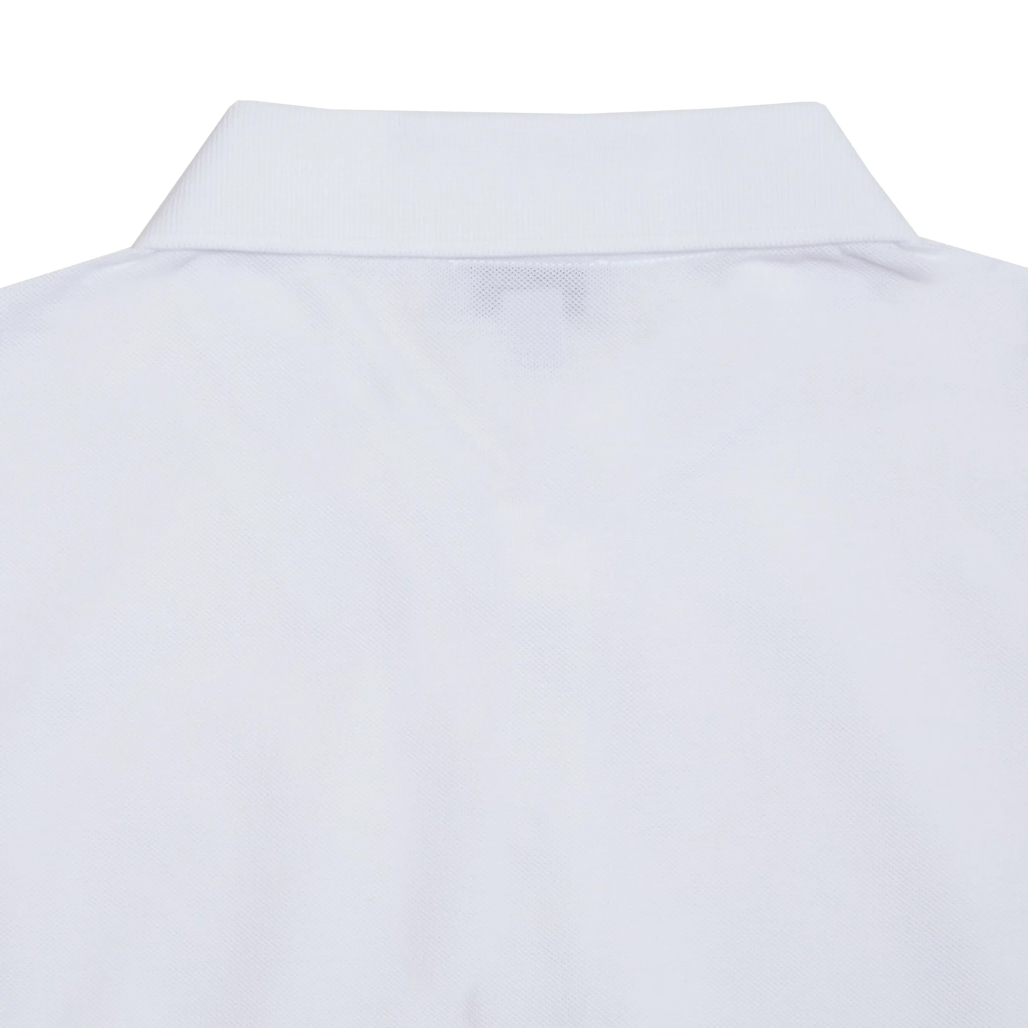 Sunspel Piqué Polo Shirt in White