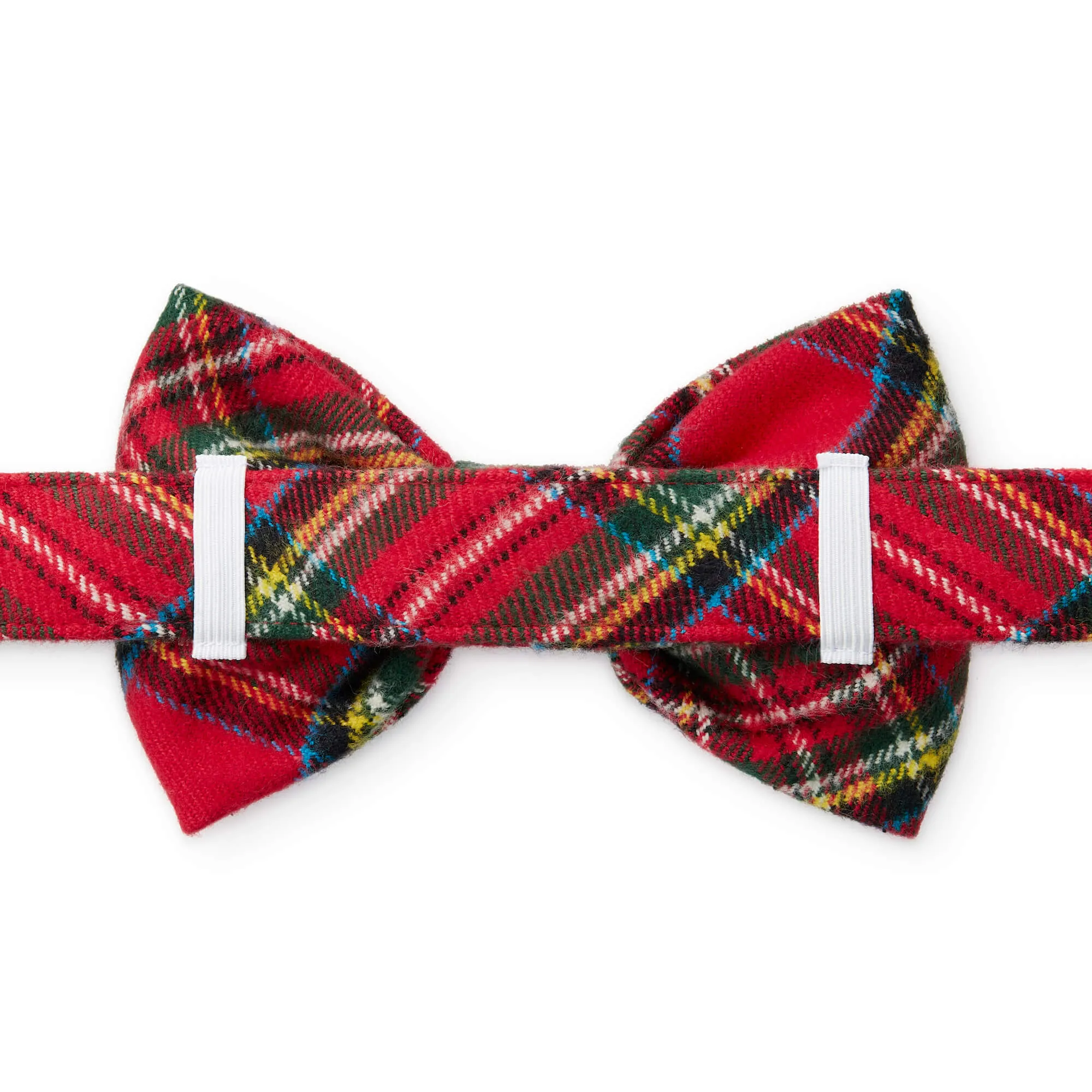 Tartan Plaid Flannel Dog Bow Tie